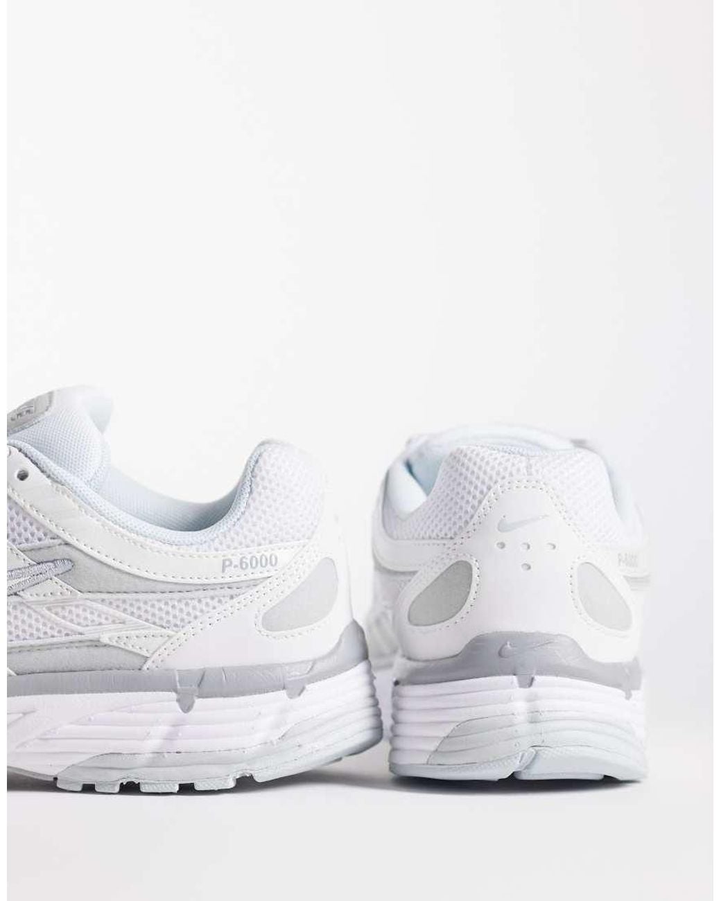 Nike White P-6000 Sneakers