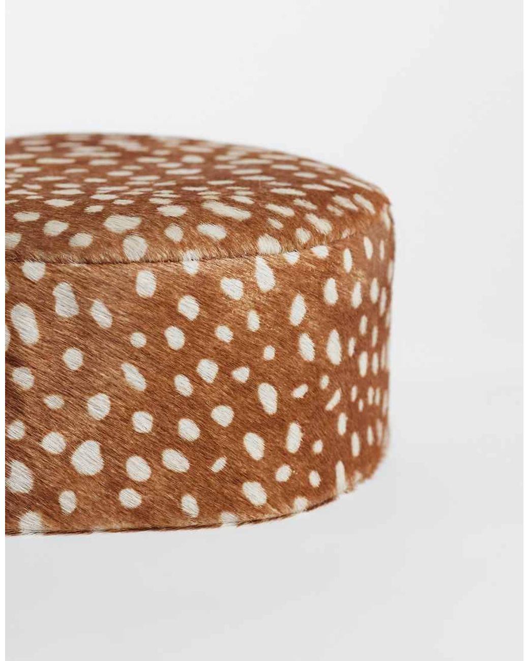 ASOS Multicolor Hair On Leather Pillbox Hat