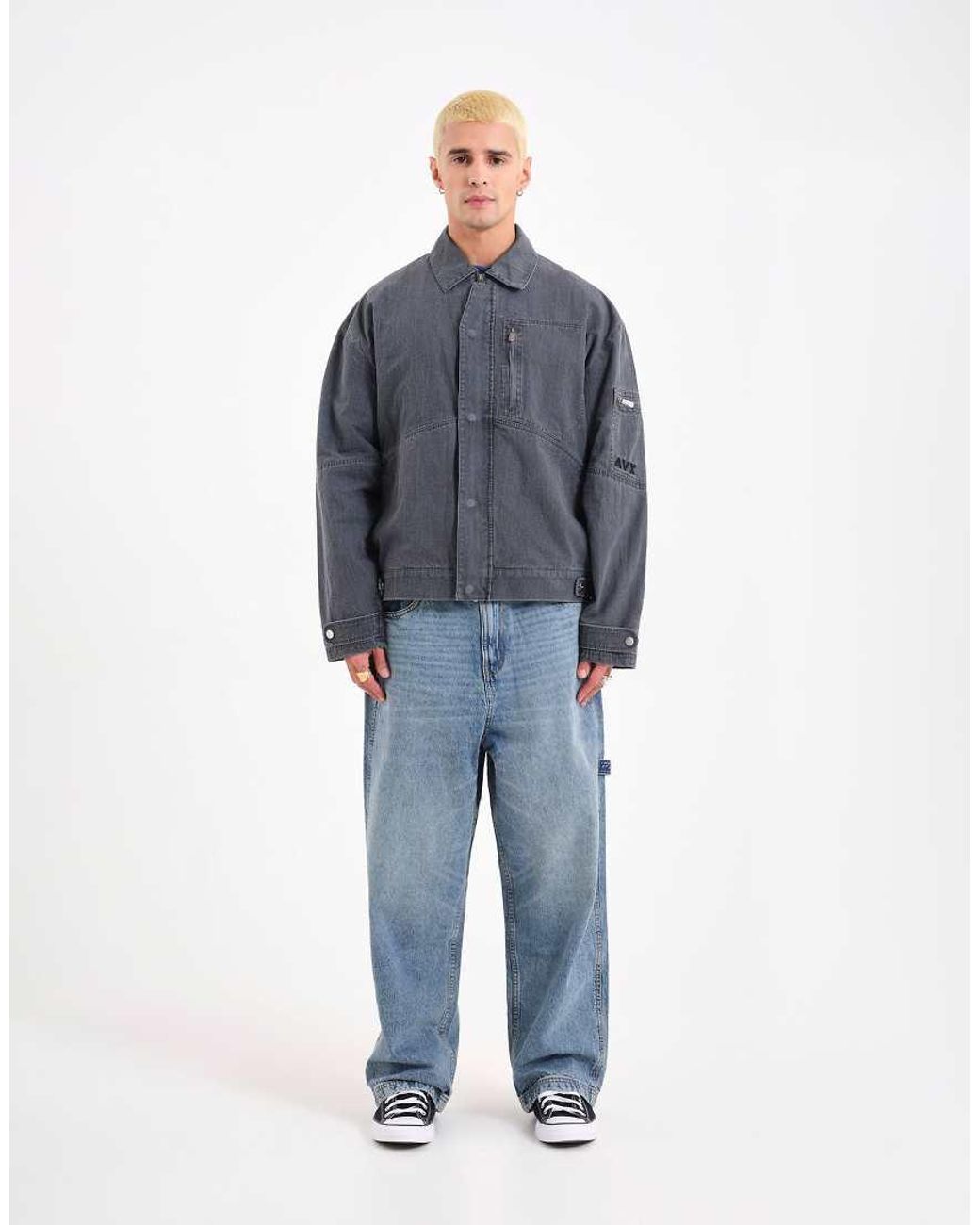 AVX Blue Mach Bomber for men