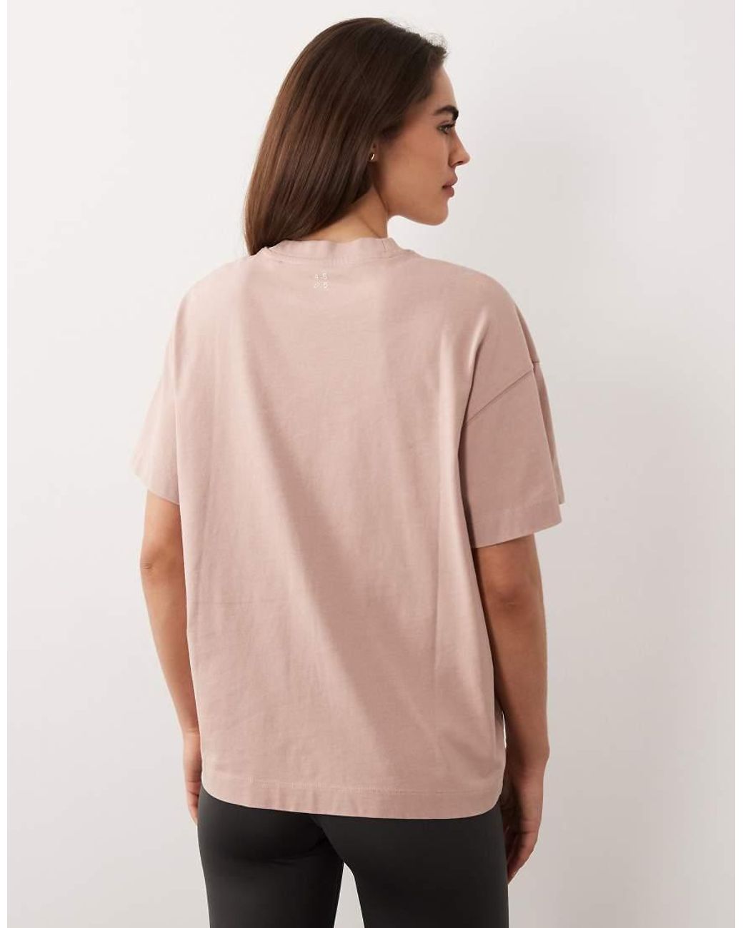 4505 Natural Icon Heavyweight Cotton Oversized T-shirt With Quick Dry Finish