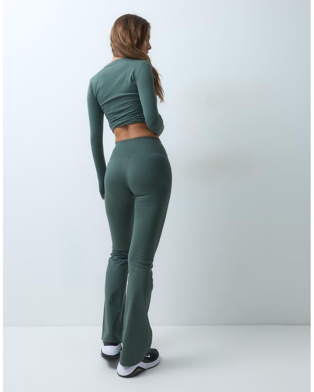 Nike Green One Dri-fit High-rise Seamless Fla leggings
