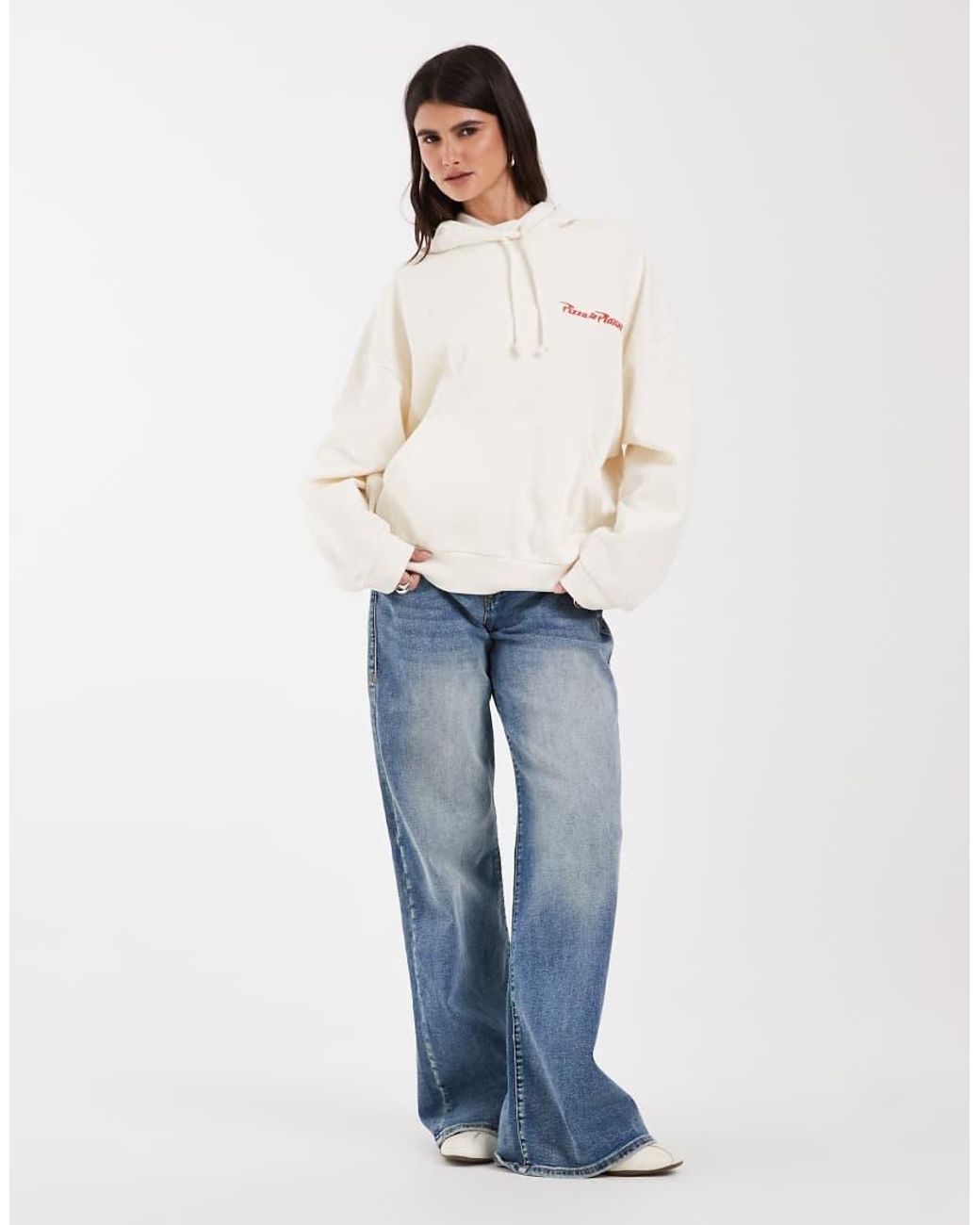 ASOS White Disney Pixar Toy Story Pizza Planet Hoodie