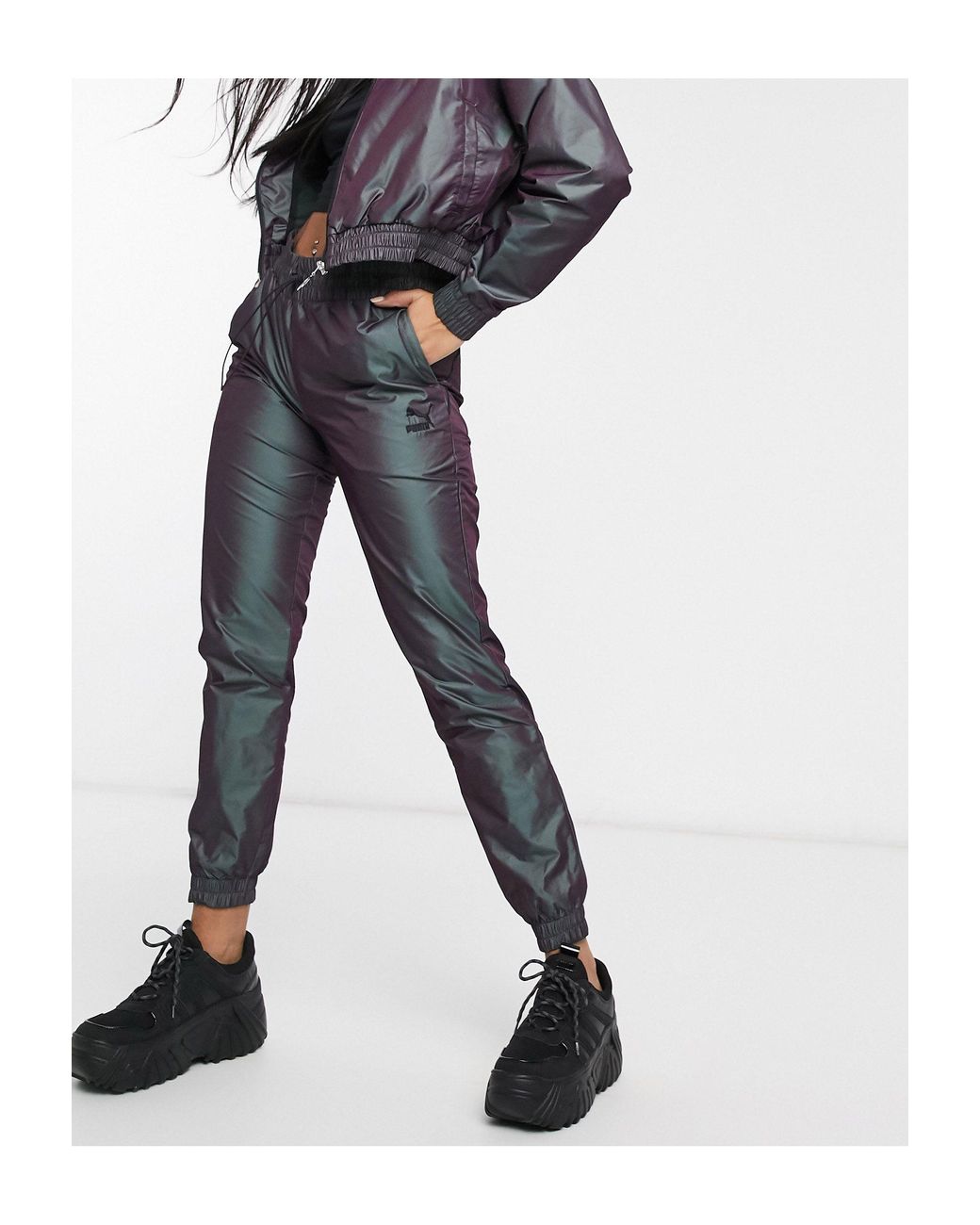 Puma online iridescent shorts