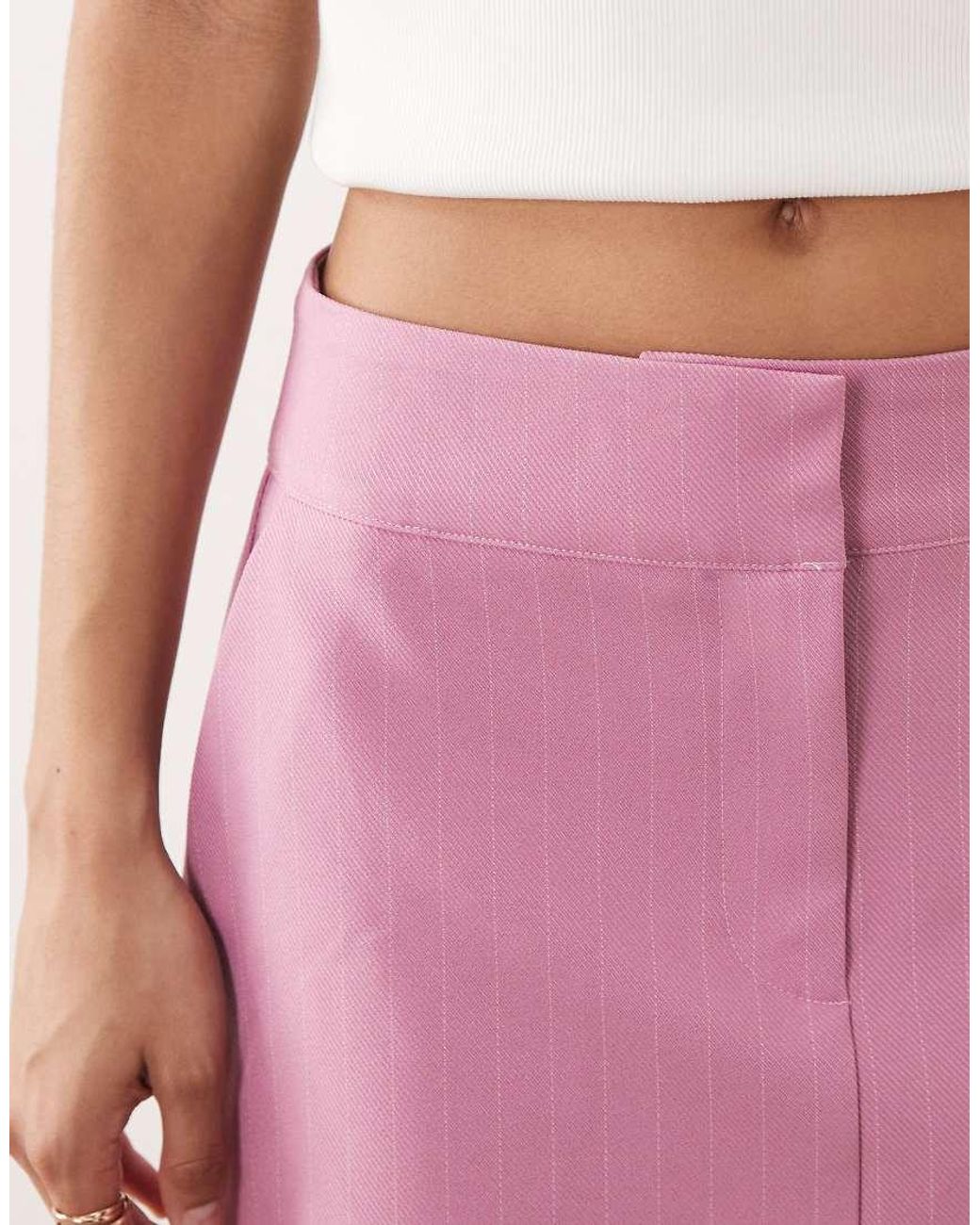 Y.A.S Pink Tailored Mini Skirt Co-ord