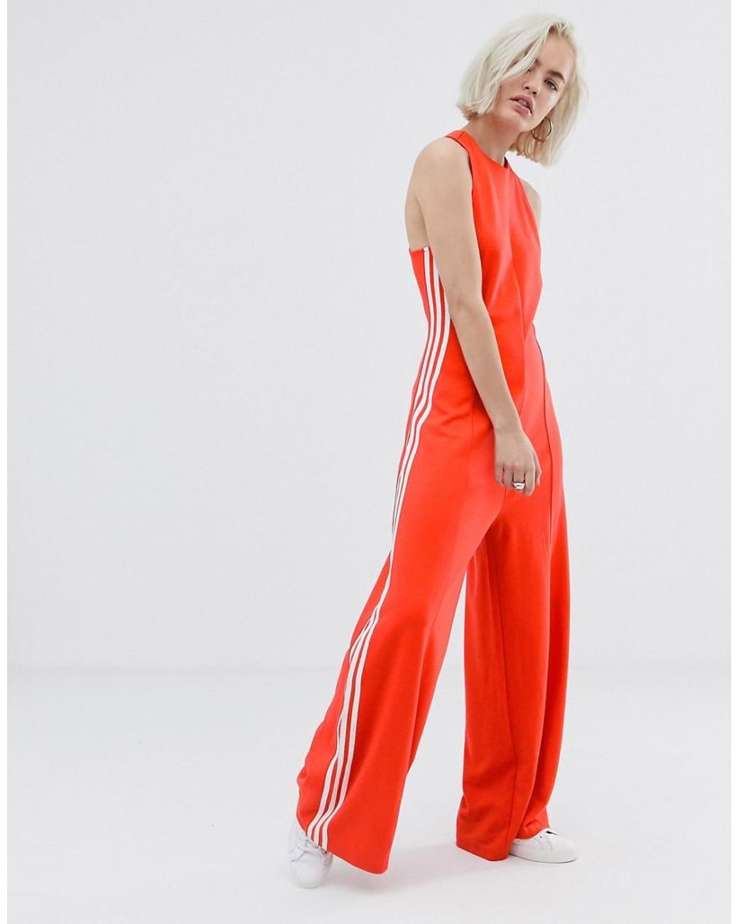 adidas Originals Tailored Jumpsuit | Lyst Australia