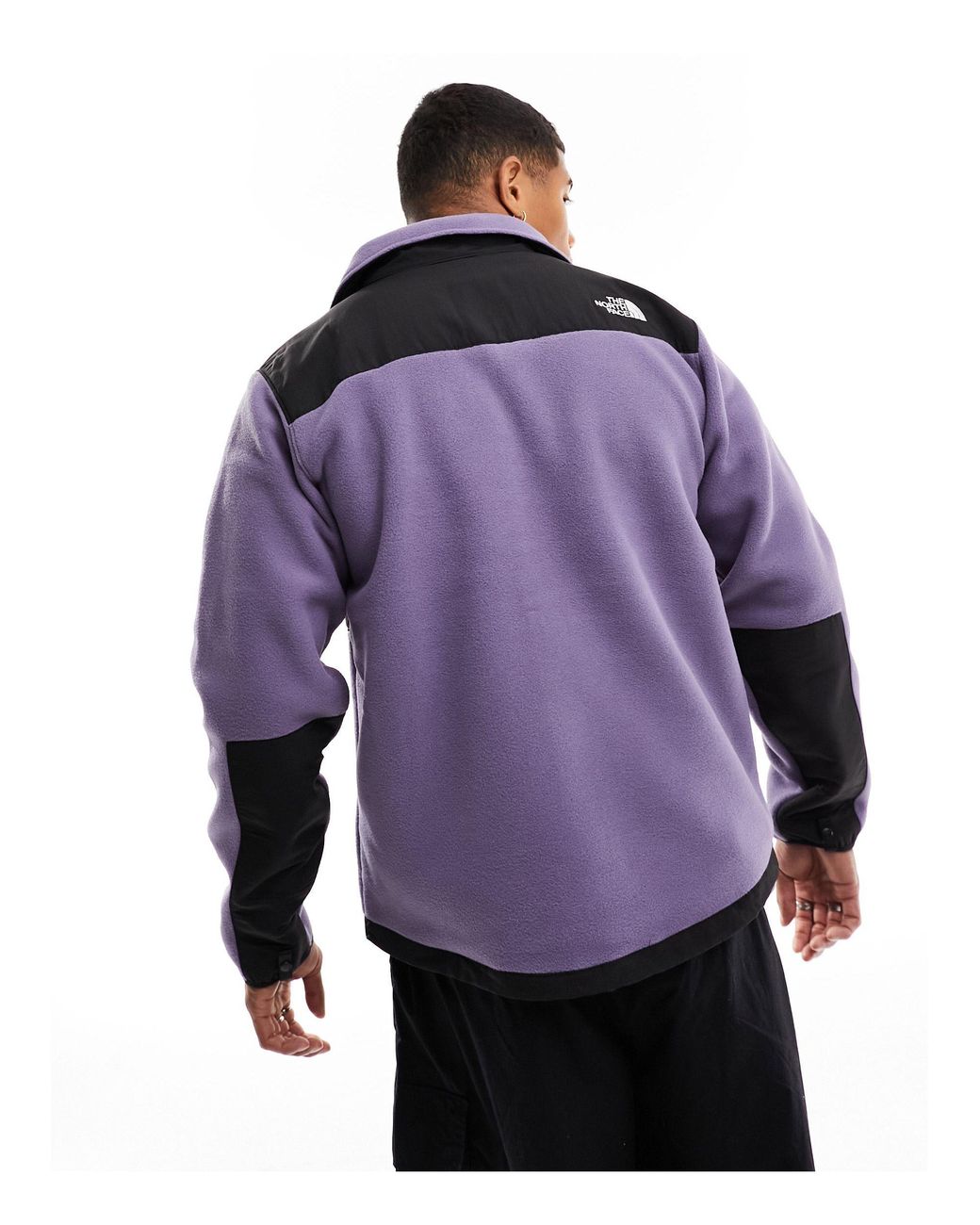 North face shop denali fleece purple