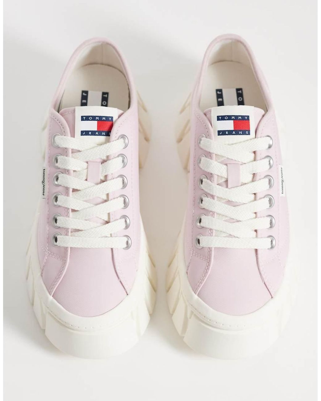Tommy Hilfiger Natural Platform Sneakers