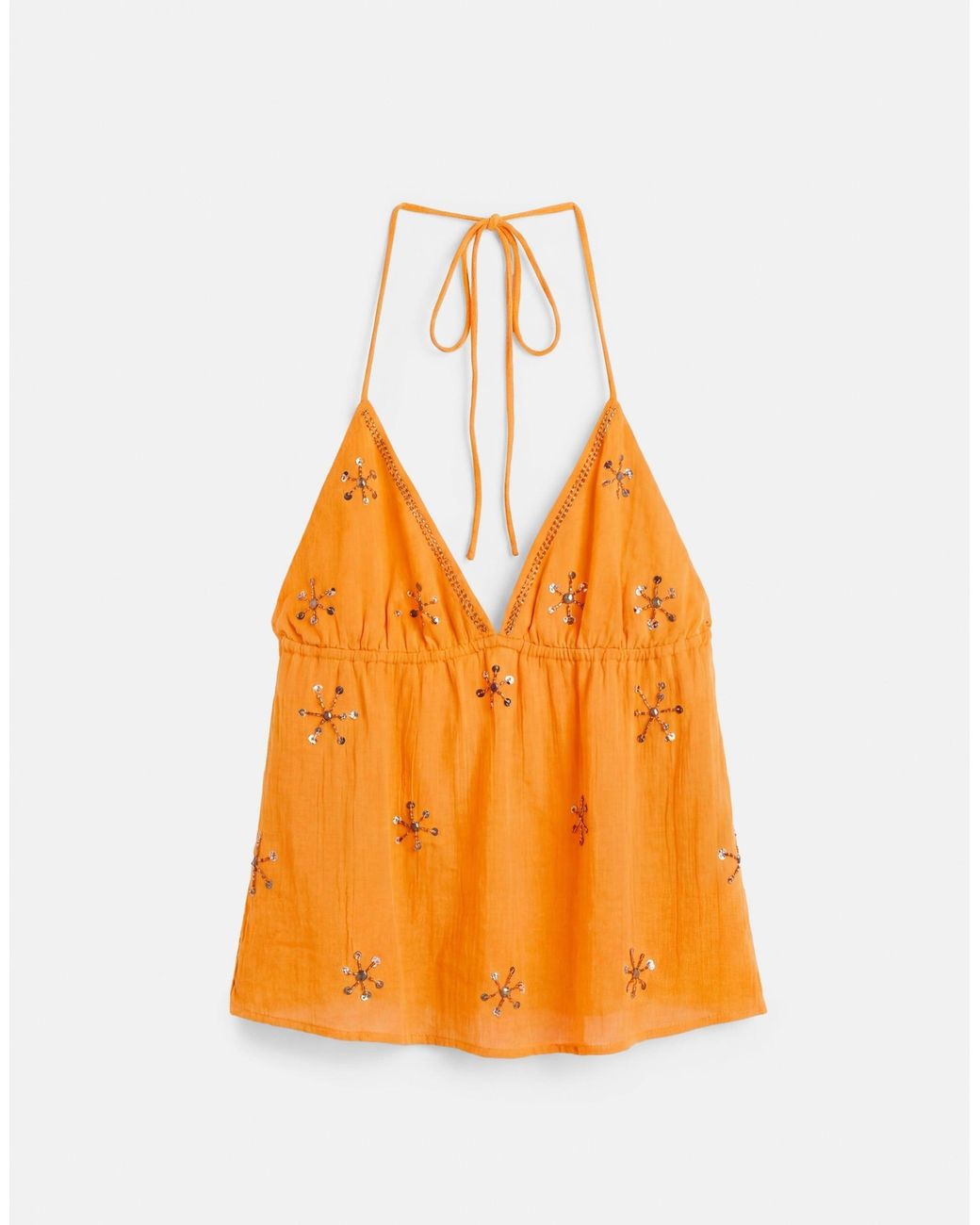 Pull&Bear Blue – neckholder-oberteil