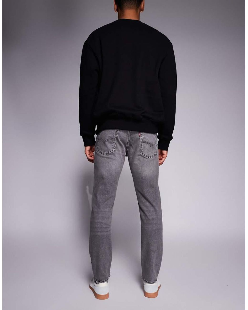 Levi's Gray 502 Tapered Jeans for men