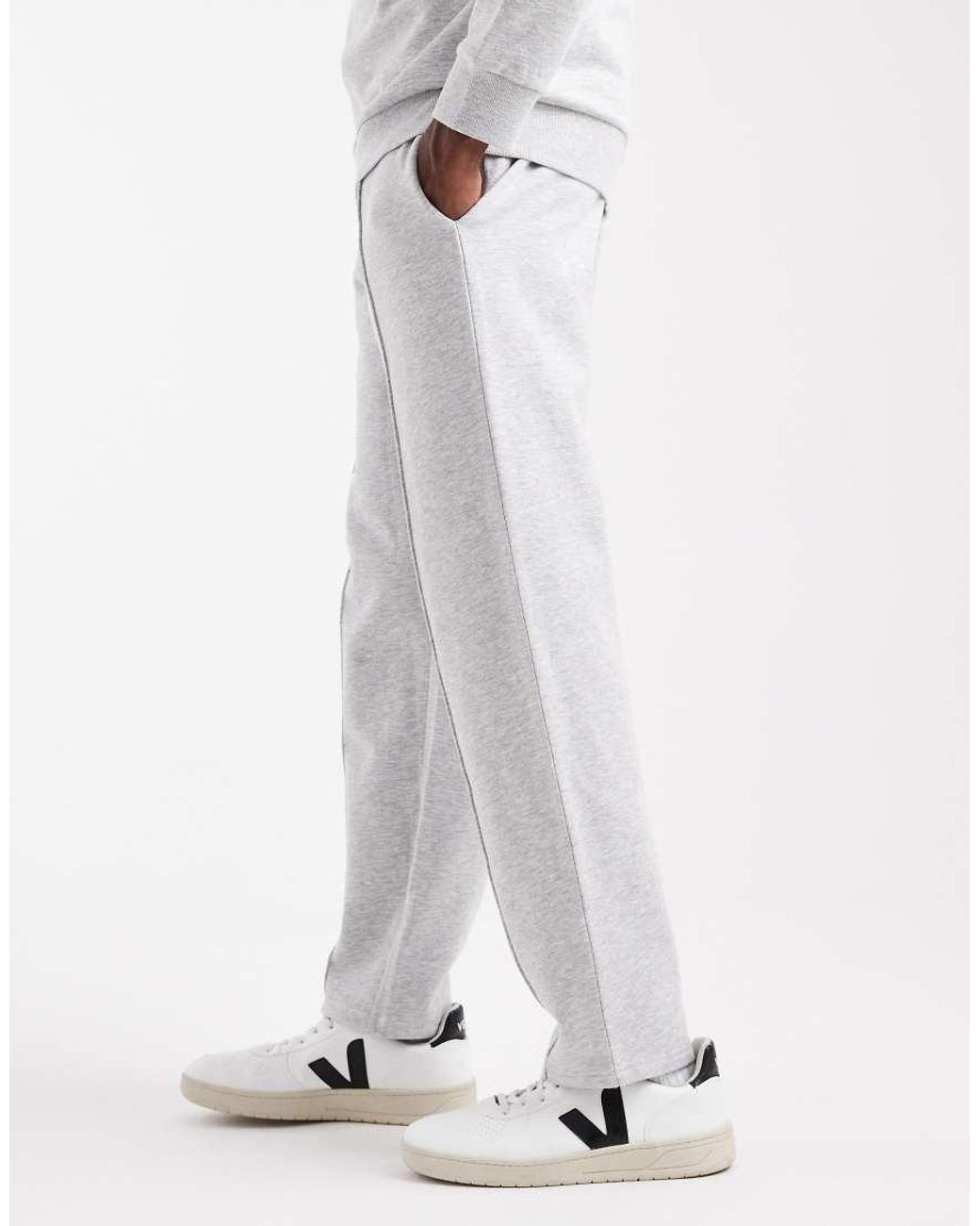 New Look White Straight Leg joggers for men