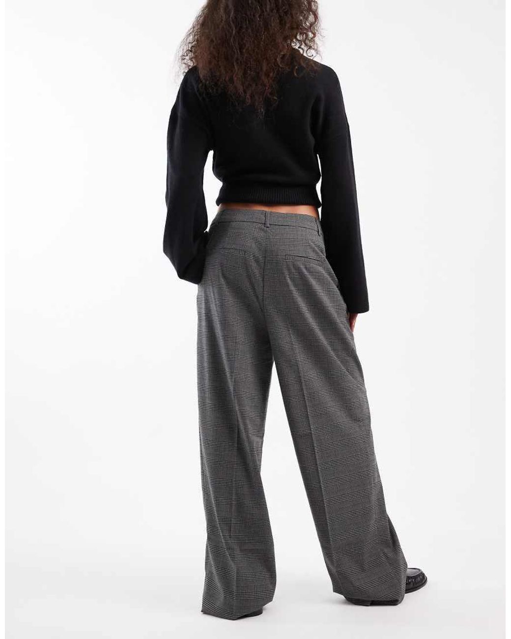 Vero Moda Black Wide Leg Dad Pant