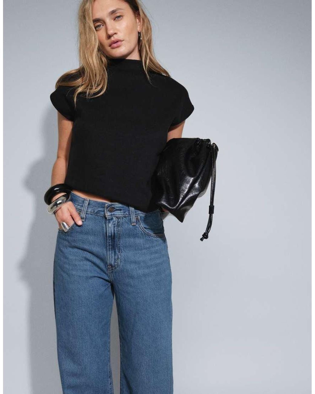 Levi's Blue Cinch baggy Jeans