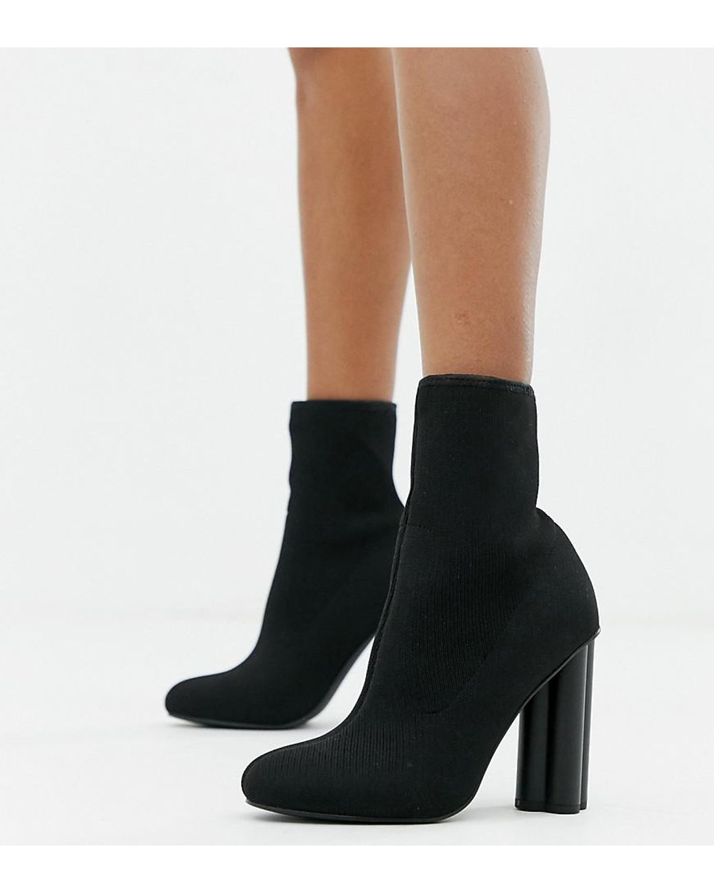 Eliza Knitted Heeled Sock Boots Eliza Knitted Heeled Sock Boots