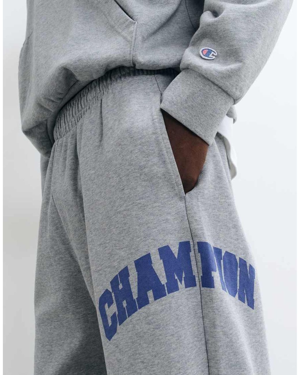 Champion White Future Memories Oversized Open Hem Joggers for men