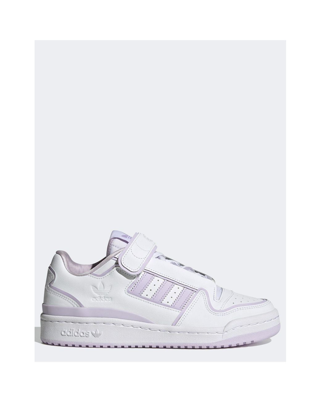 Forum plus - baskets à détail violet - blanc adidas Originals en coloris  Blanc | Lyst