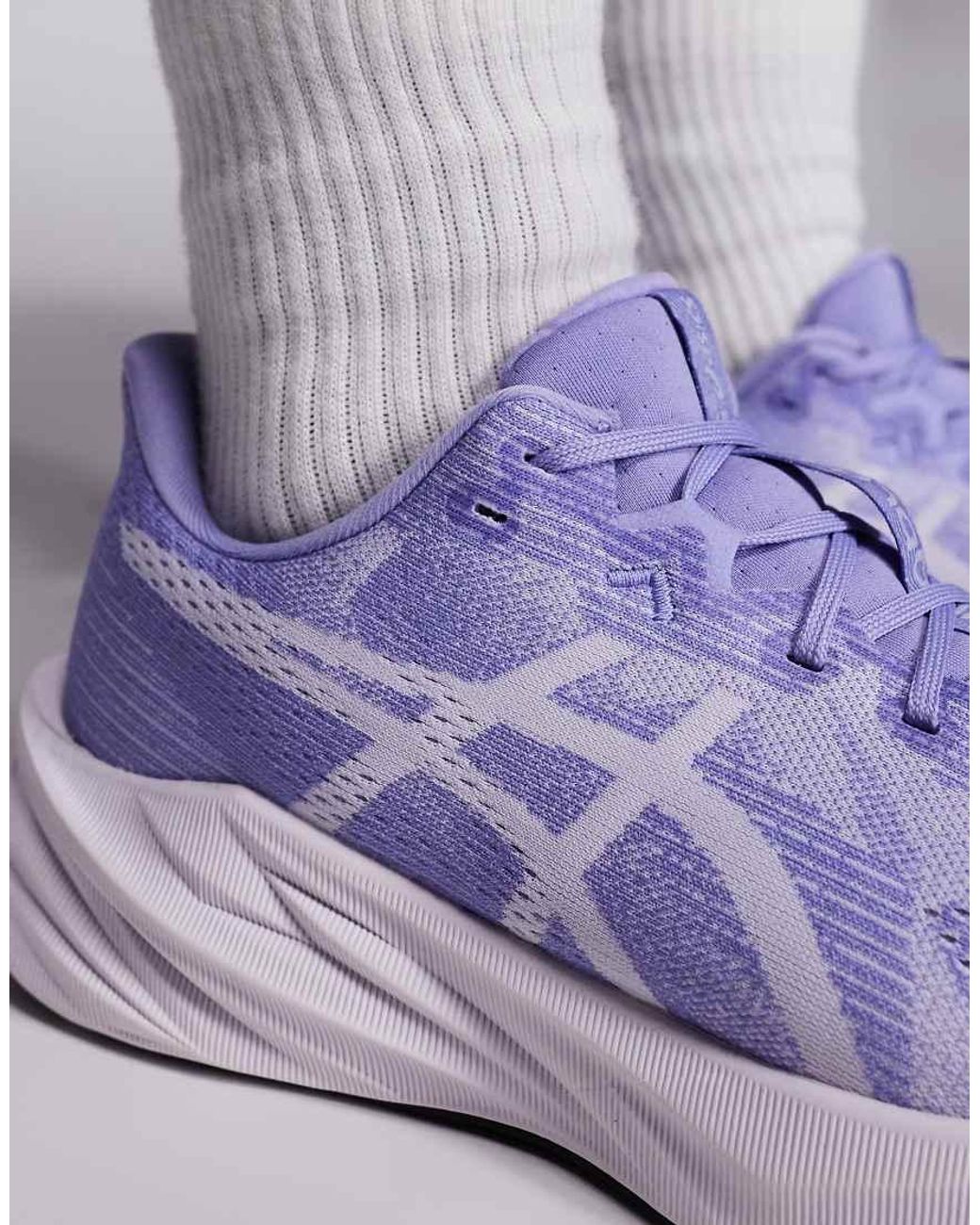 Asics Purple Dynablast 5 Running Trainers