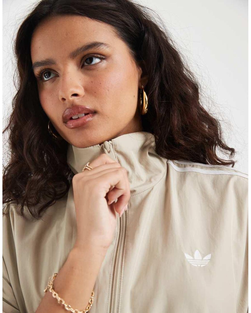 Adidas Originals Natural Firebird Woven Track Top