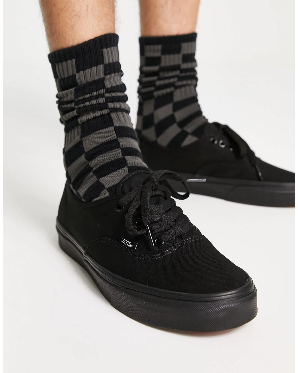Authentic - baskets - triple Vans pour homme en coloris Black