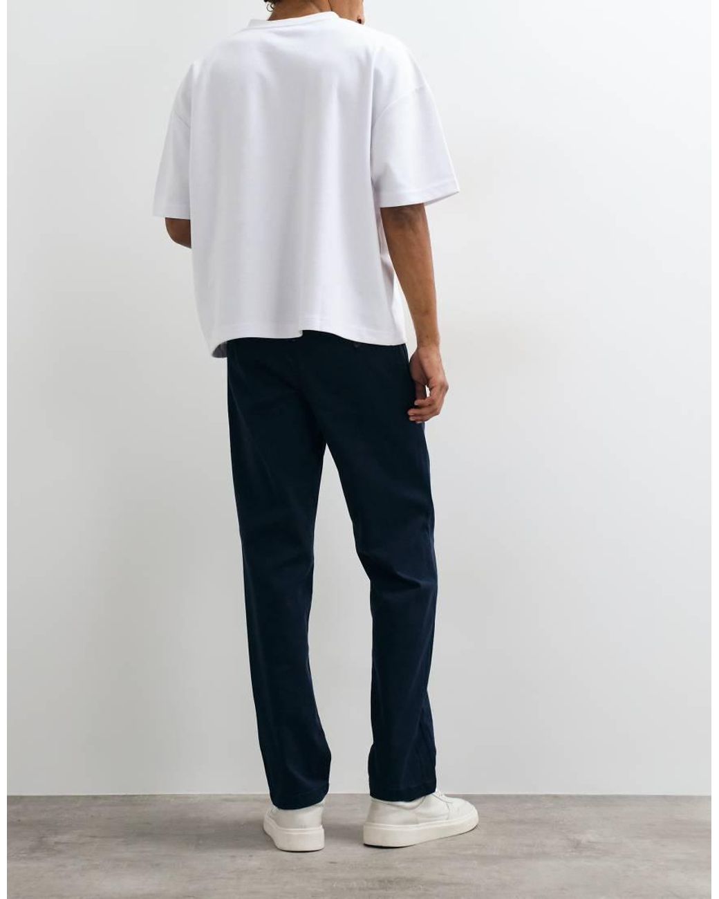 SELECTED Blue Straight Fit Pants for men