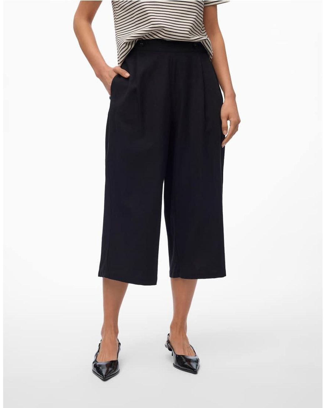 Vero Moda Blue Culotte Trousers