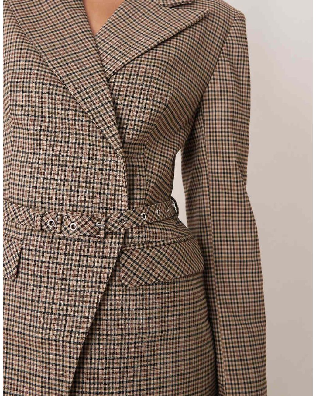 Y.A.S Brown Belted Tailored Blazer