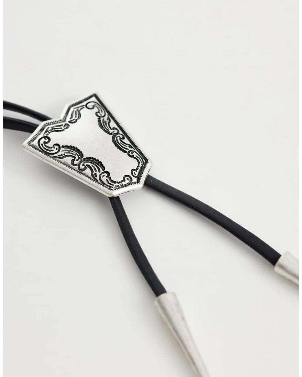 ASOS Metallic Western Bolo Necklace for men