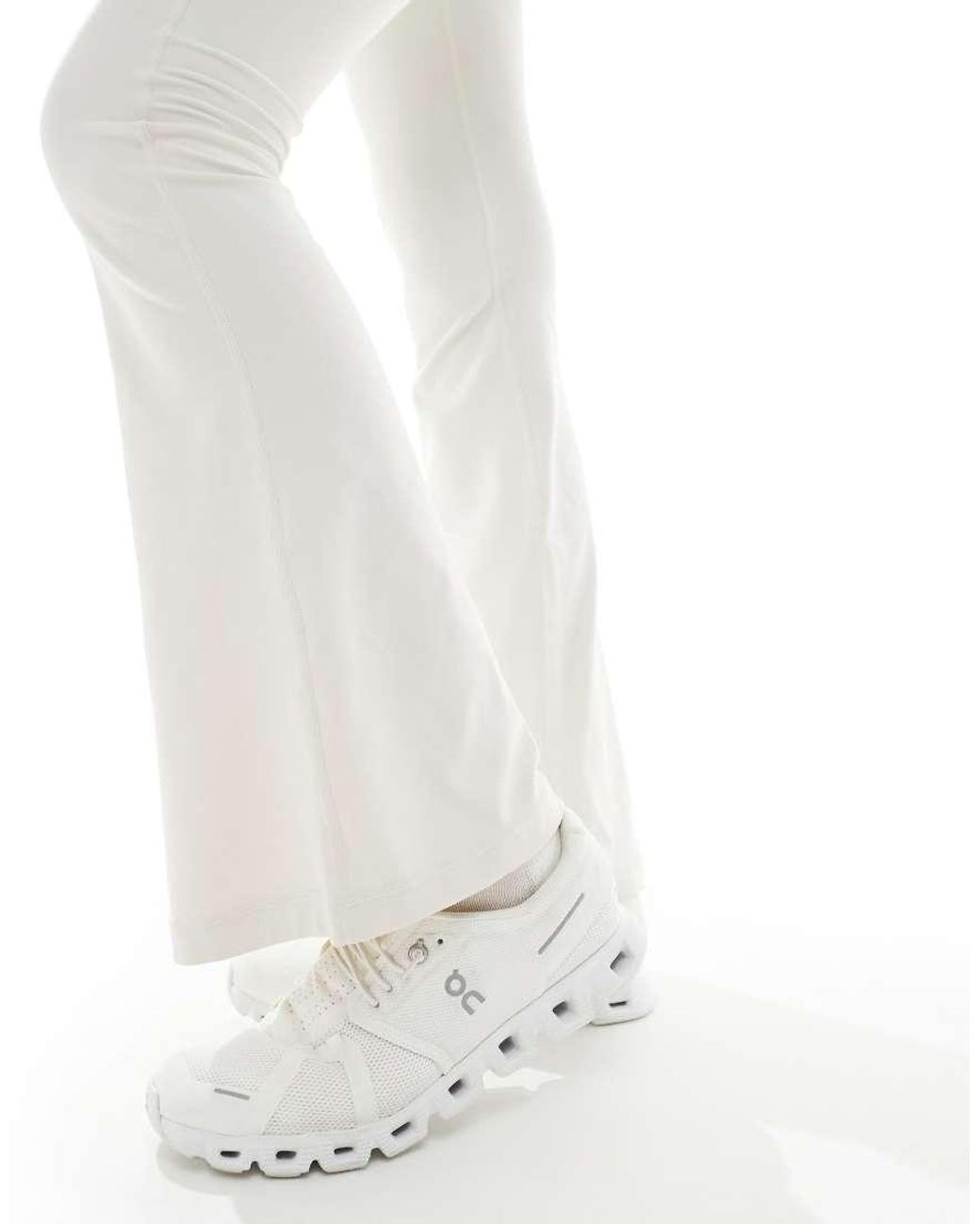 agon® White Flared Leggings