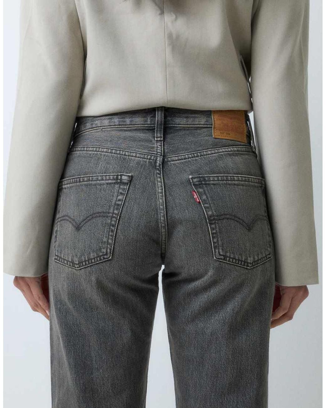 Levi's Gray 501 90's Selvege Jeans