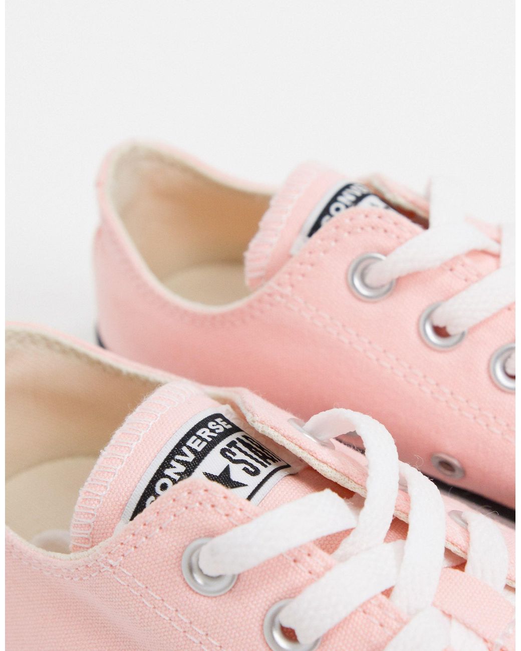 pale pink sneakers