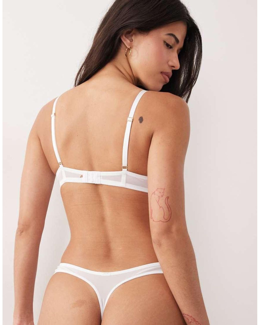 Ann Summers Brown Sexy Lace Thong