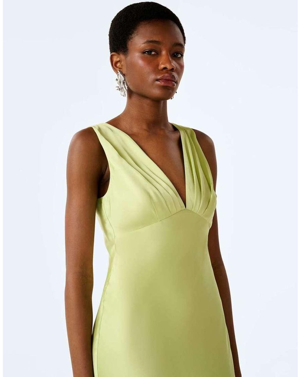 OMNES Green Casey Dress
