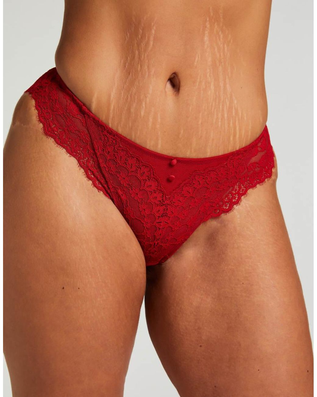 Hunkemöller Red Daisy Brazilian