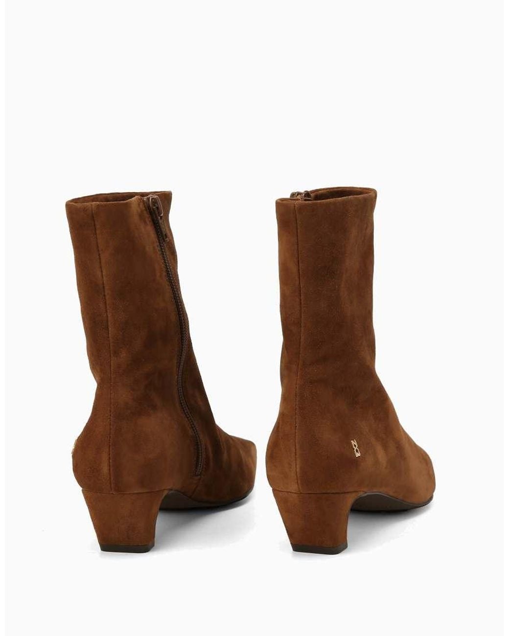 Nokwol Brown Rena Ankle Boots