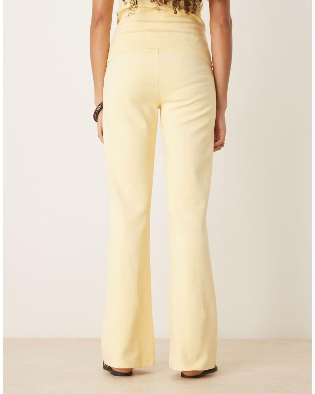 ASOS Natural Interlock Trouser Co-ord