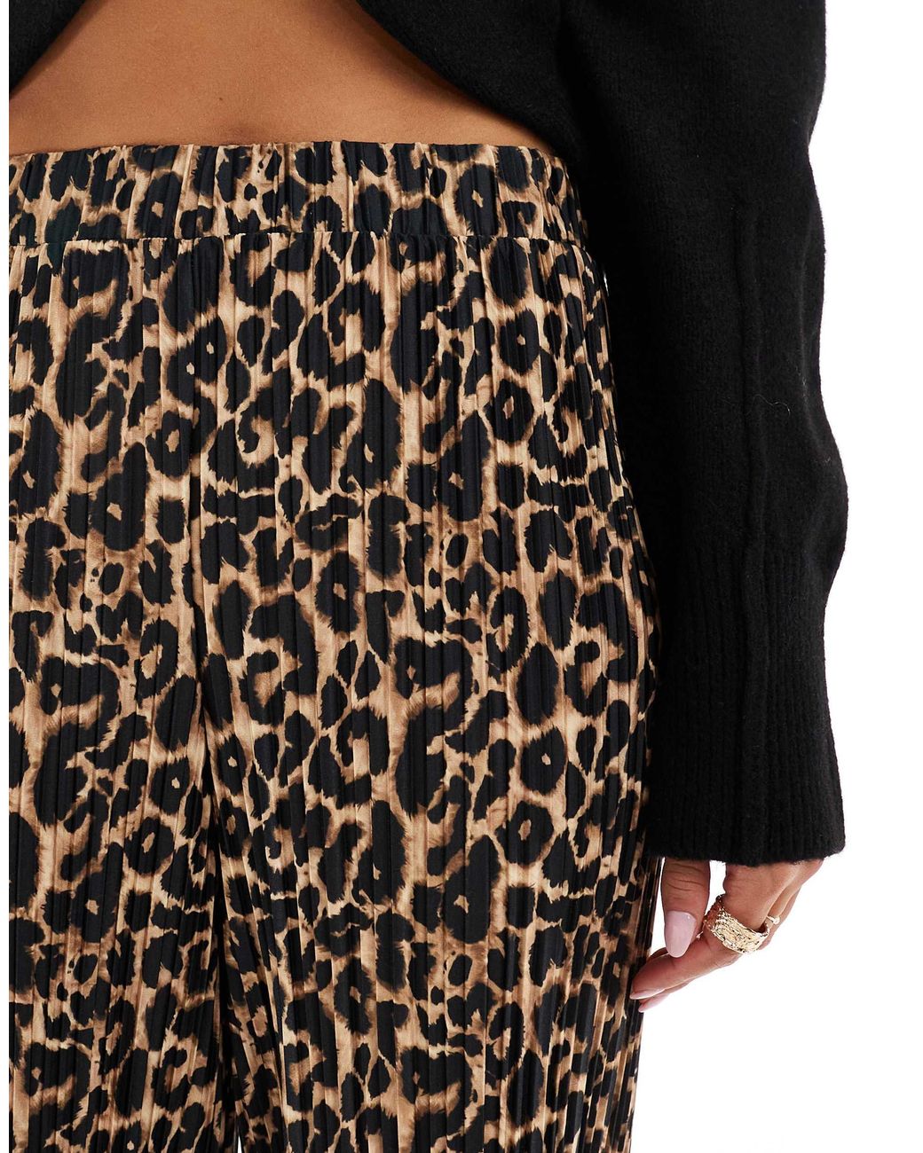 ONLY Black Pull On Loose Fit Trousers