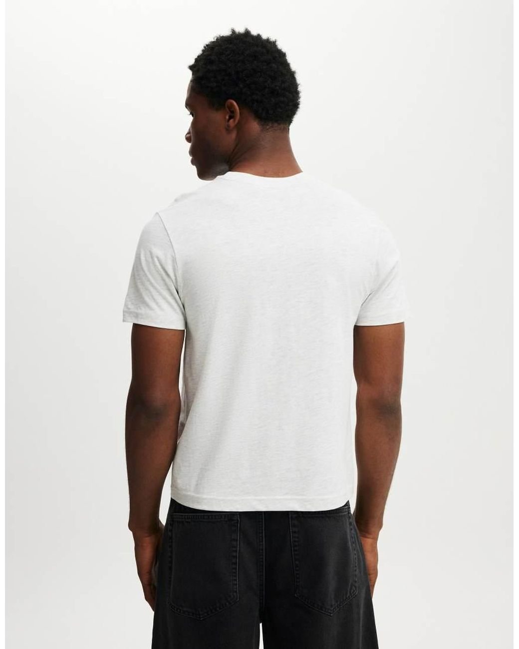 Cotton On White Classic Fit T-Shirt for men
