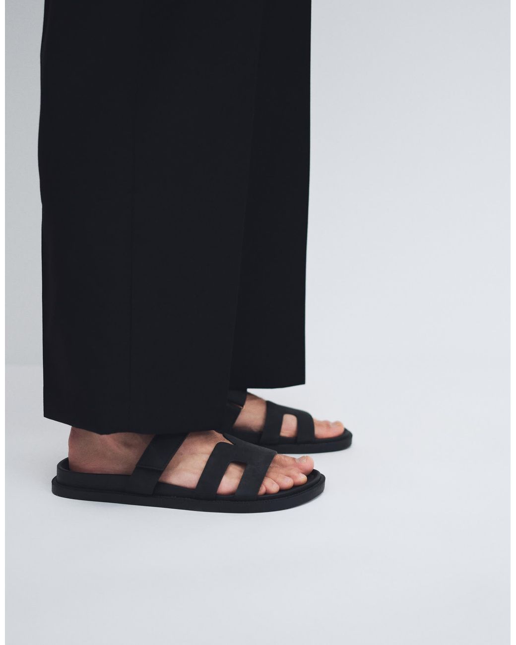 SEQWL Brown Sandals With Straps for men