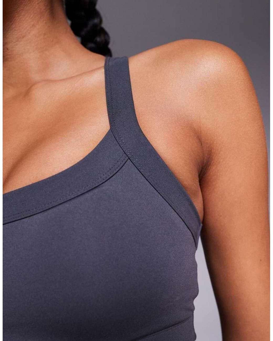 4505 Blue Icon Medium Support Square Neck Sports Bra