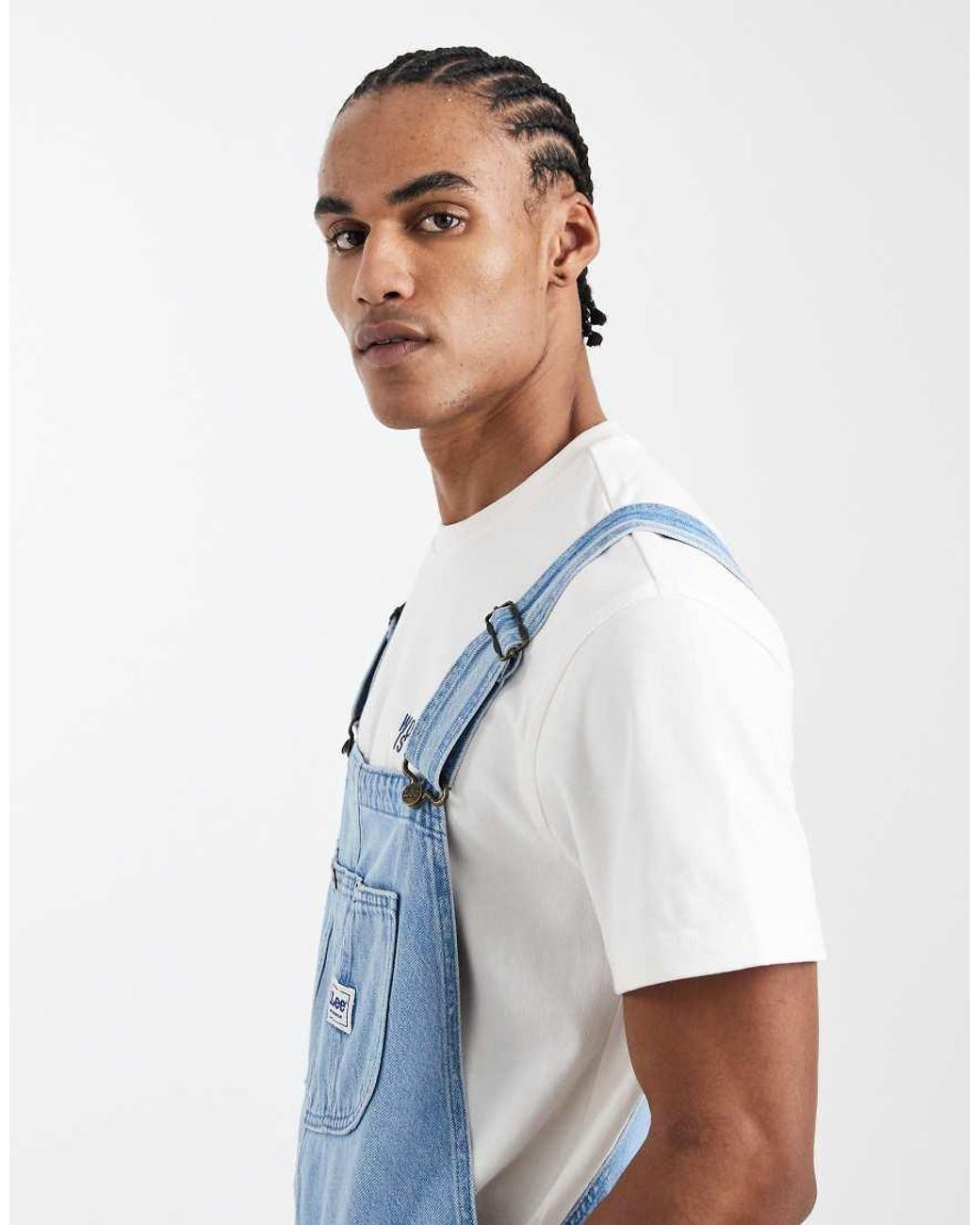 Lee Jeans Blue Workwear Denim Dungarees for men