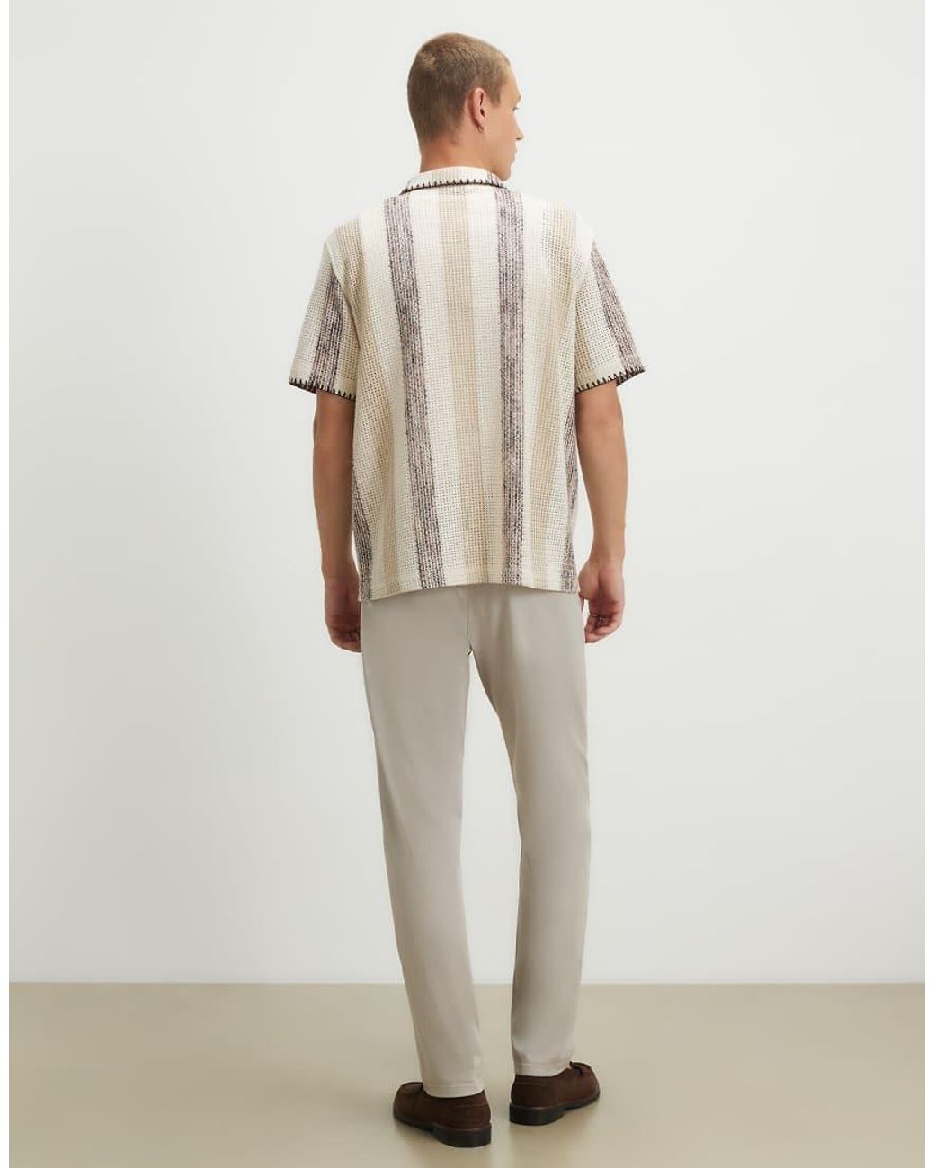 River Island White Skinny Fit Chino Trousers for men