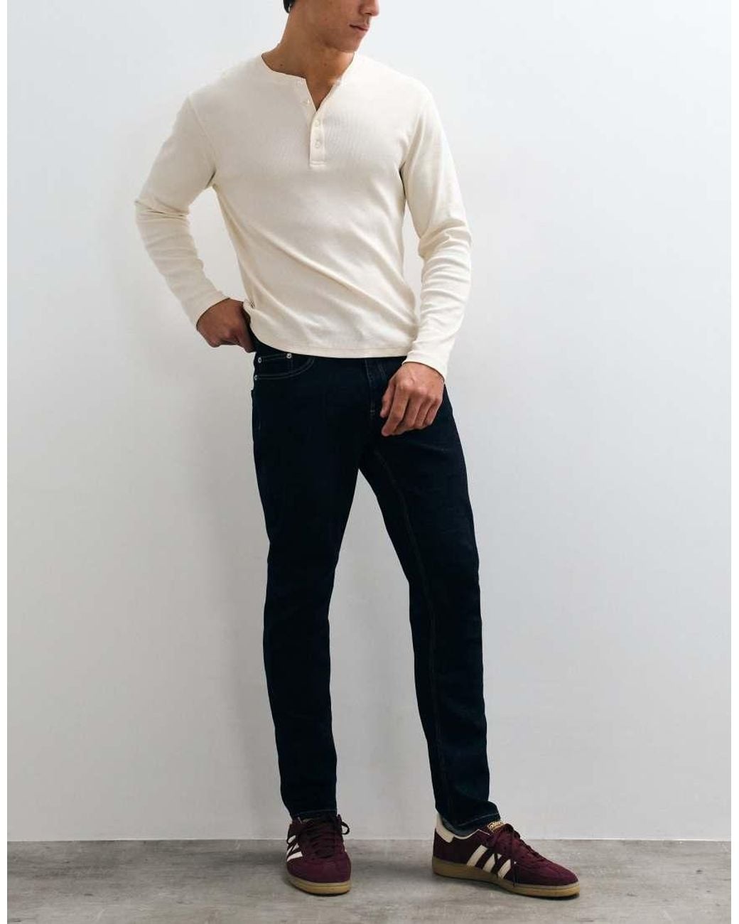 Only & Sons Gray Weft Regular Fit Jeans for men