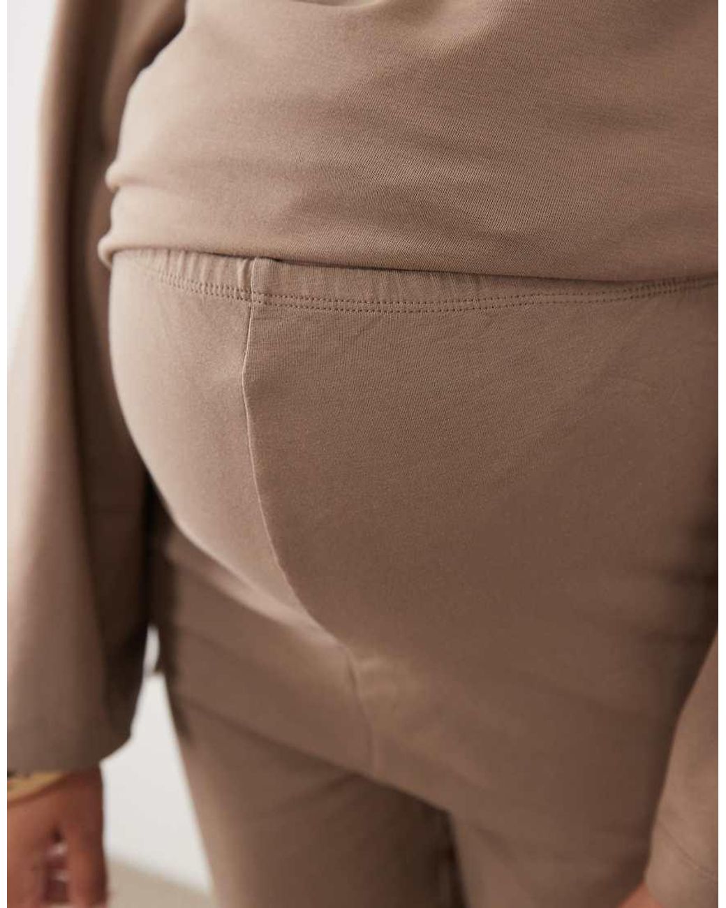 Mama.licious Natural Mamalicious Maternity Flared Sweat Trouser Co-ord