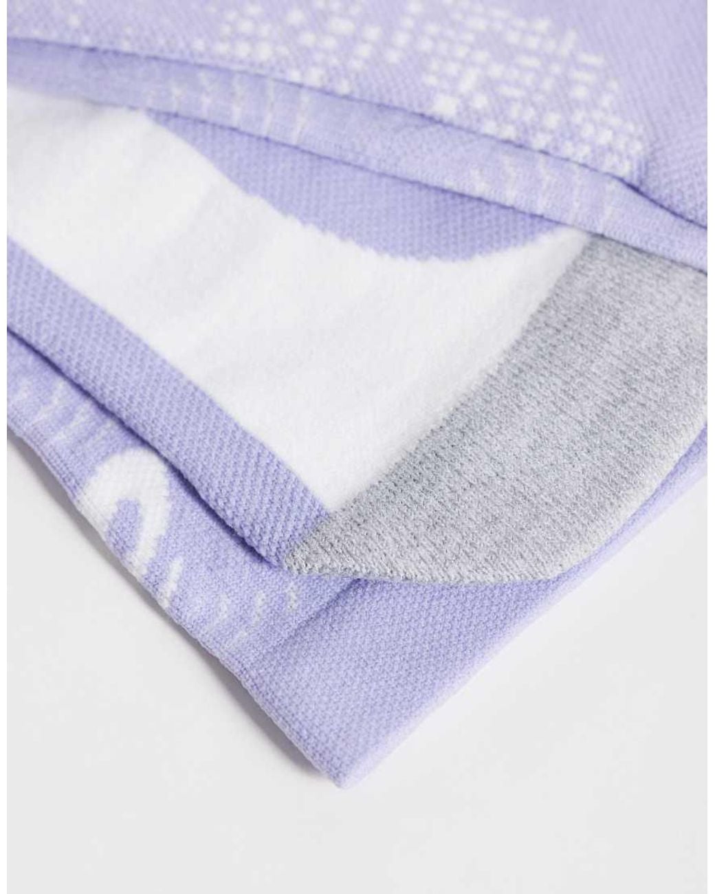 Asics Purple Running Crew Socks for men