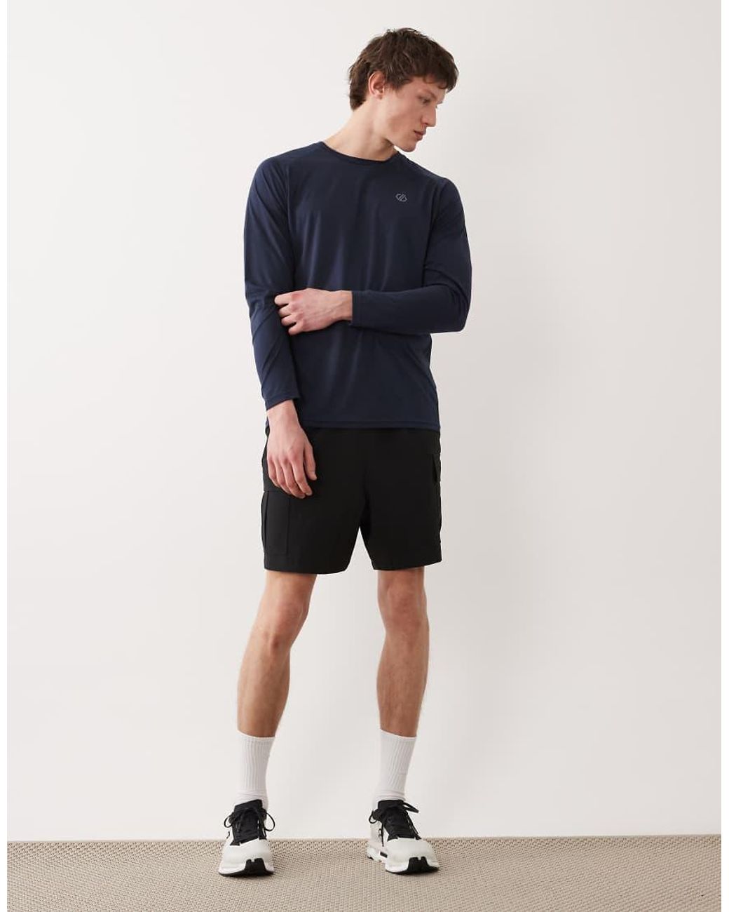 Dare 2b Blue Breathable Quick-Dry Agile Long Sleeved T-Shirt for men