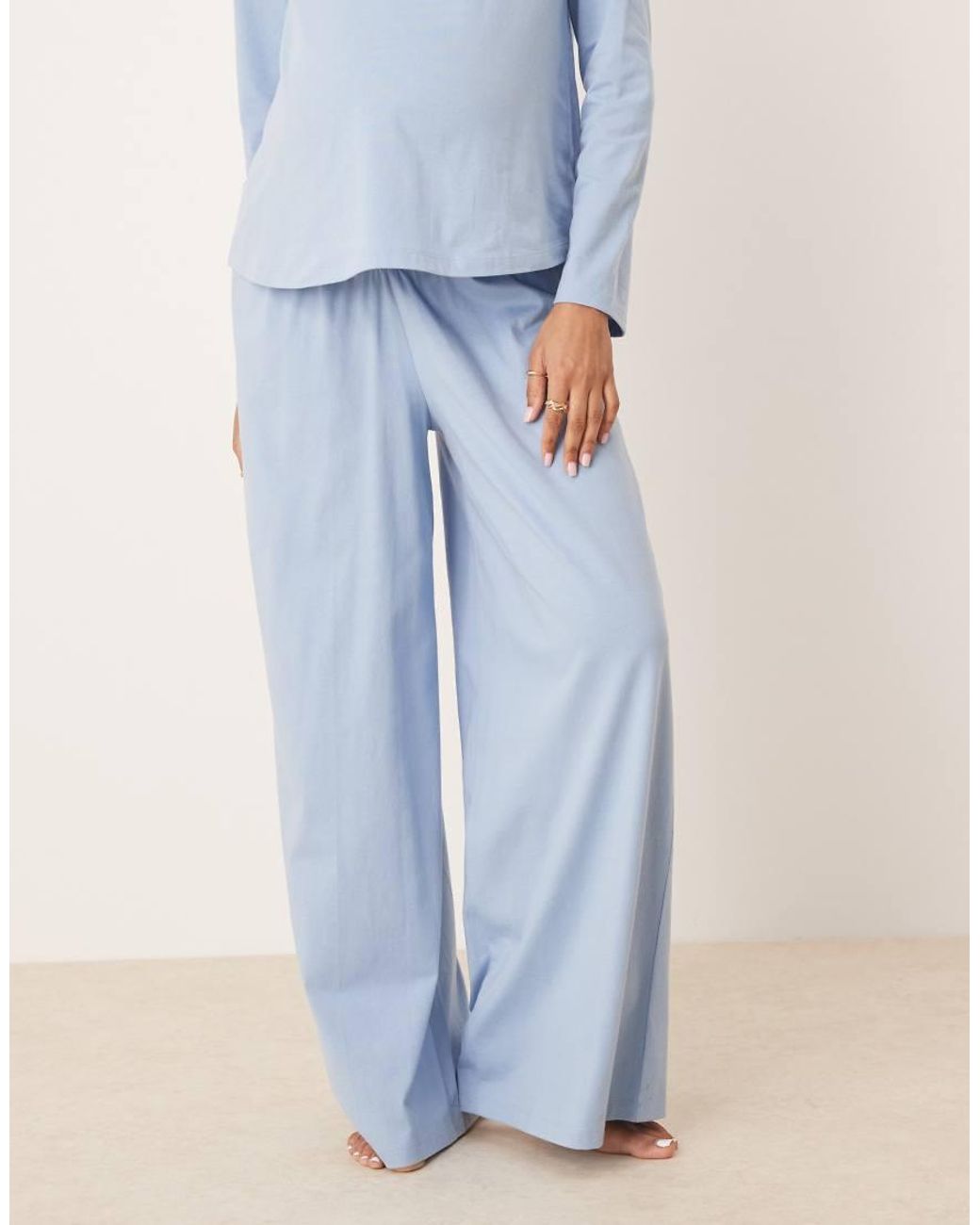 ASOS Blue Asos Design Maternity Mix & Match Pyjama Pants