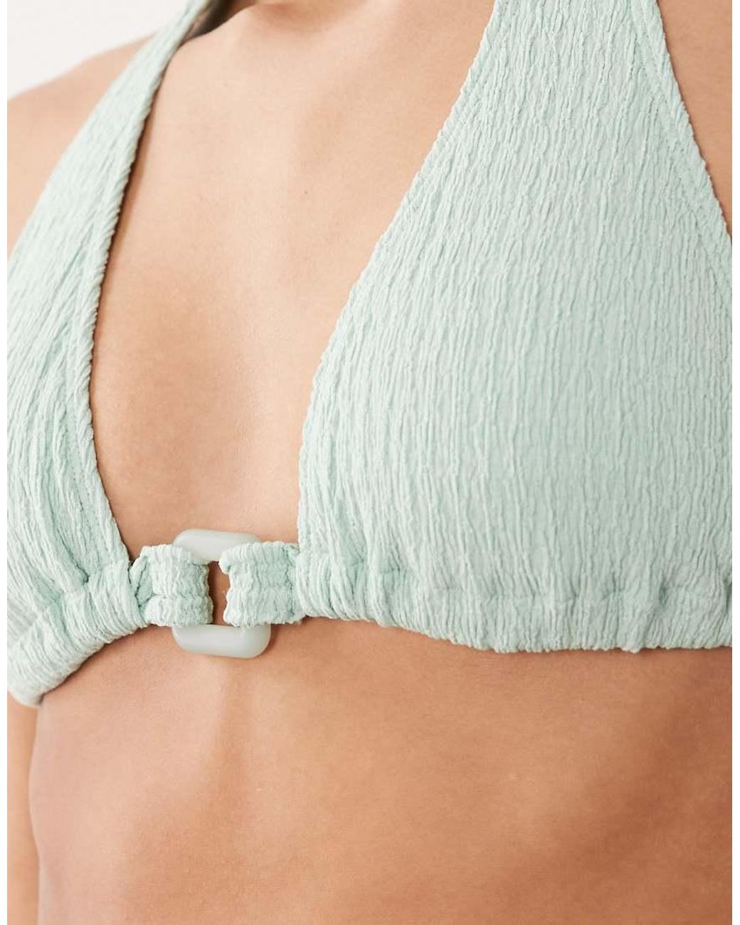 South Beach Blue Halterneck Bikini Top