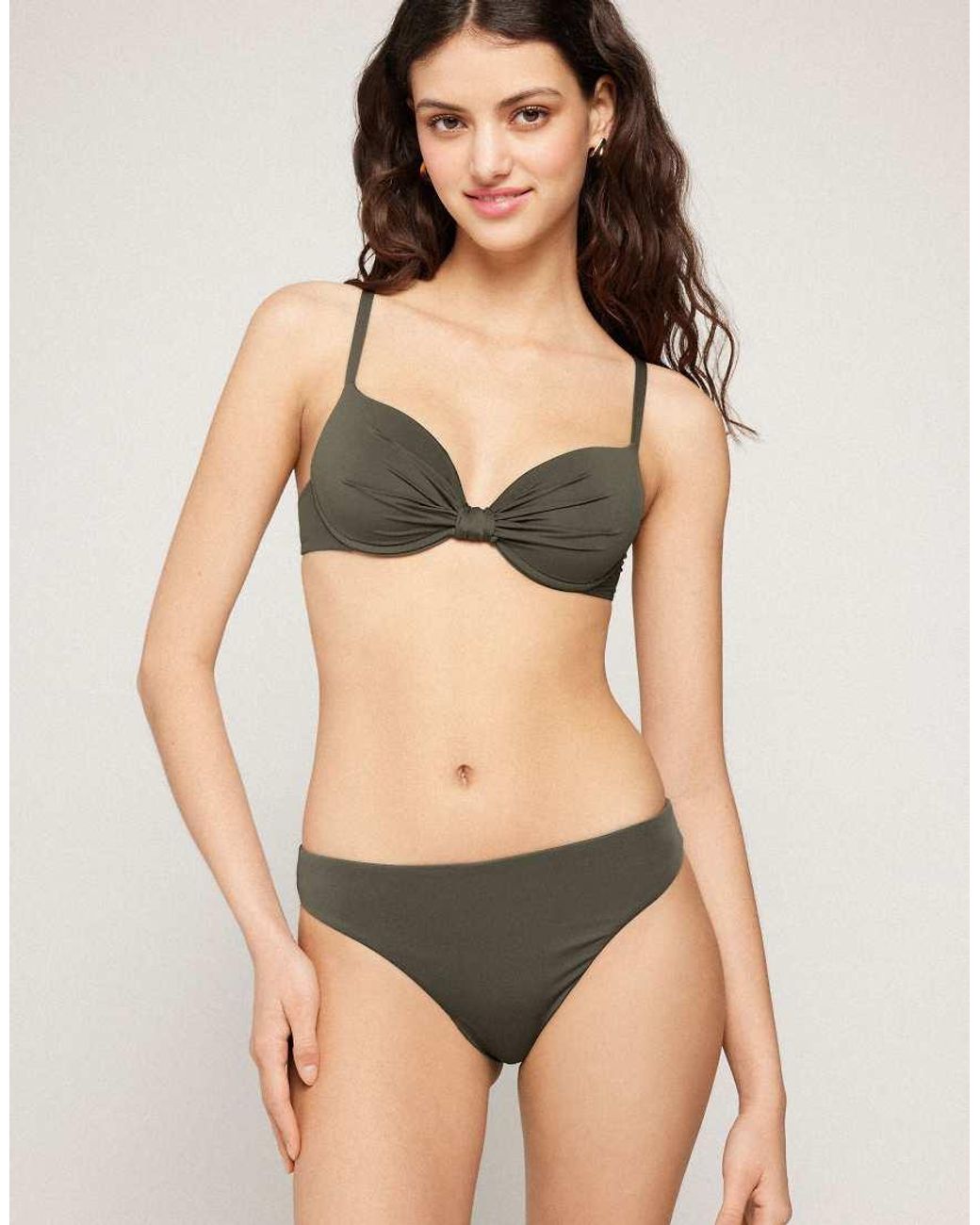 Tezenis Black Timeless Look Bikini Top