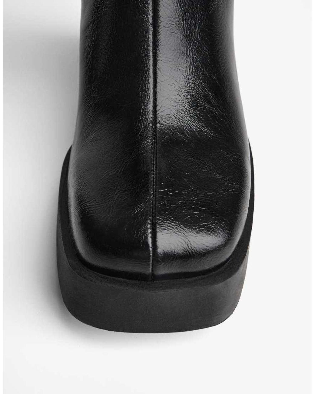 Bershka Black High-heel Platform Boots