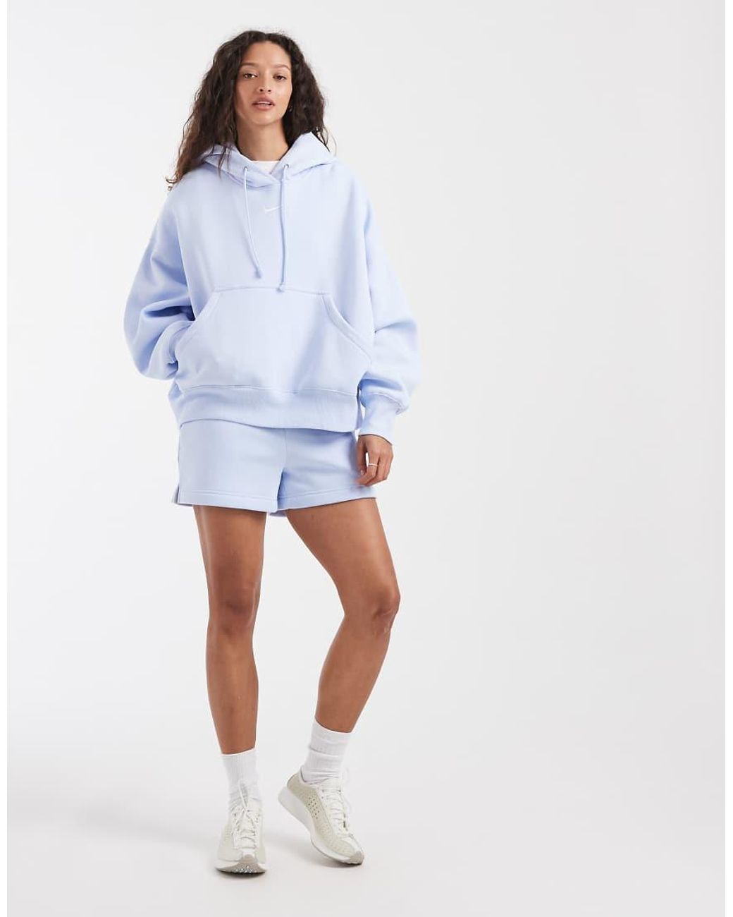 Nike White Phoenix Fleece Oversized Hoodie