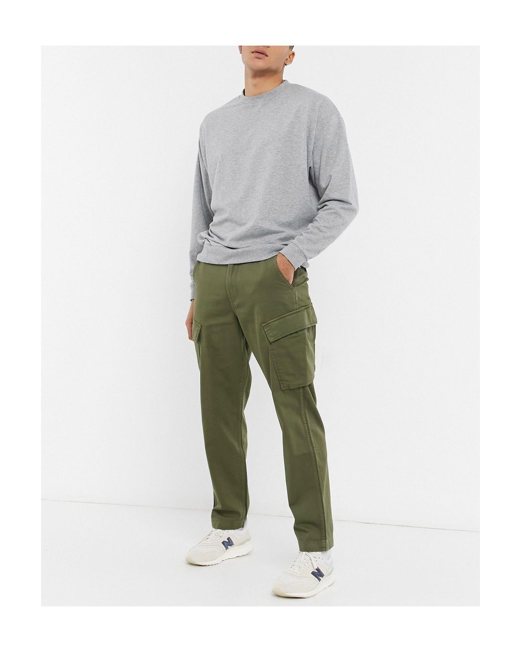 Pantalones cargo color verde oliva militar Levi's de hombre de color Verde  | Lyst